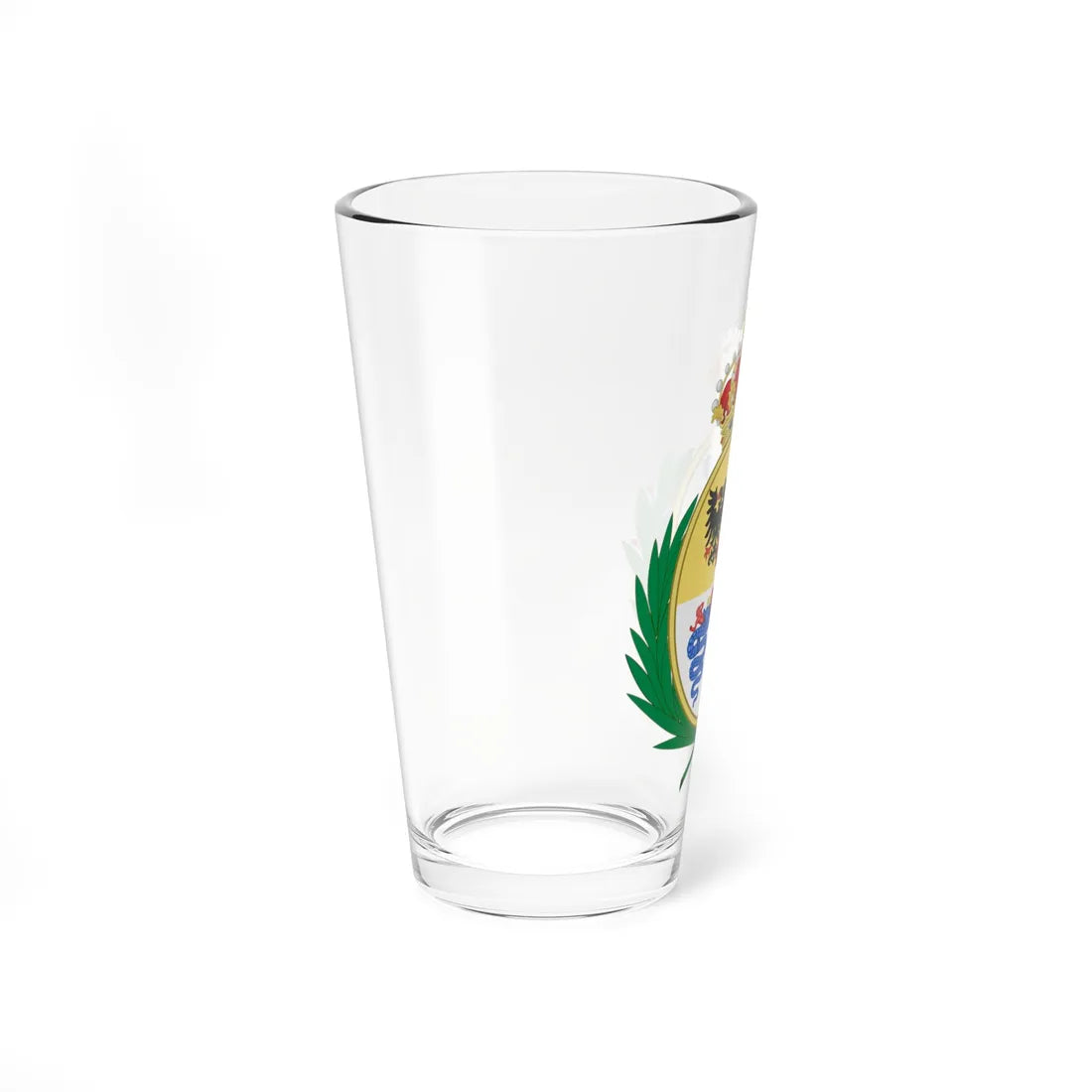 Coat of Arms of the House of Habsburg-Lorraine as Monarch of Milan 1707-1796 (Italy) (Coat of Arms) Pint Glass 16oz - Go Mug Yourself