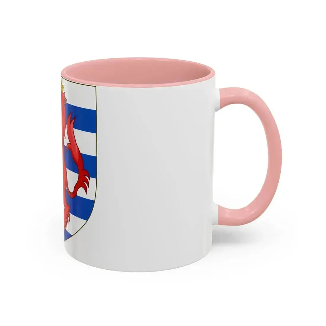 Coat of Arms of the House of Lusignan (Kings of Cyprus) - Accent Coffee Mug - Go Mug Yourself