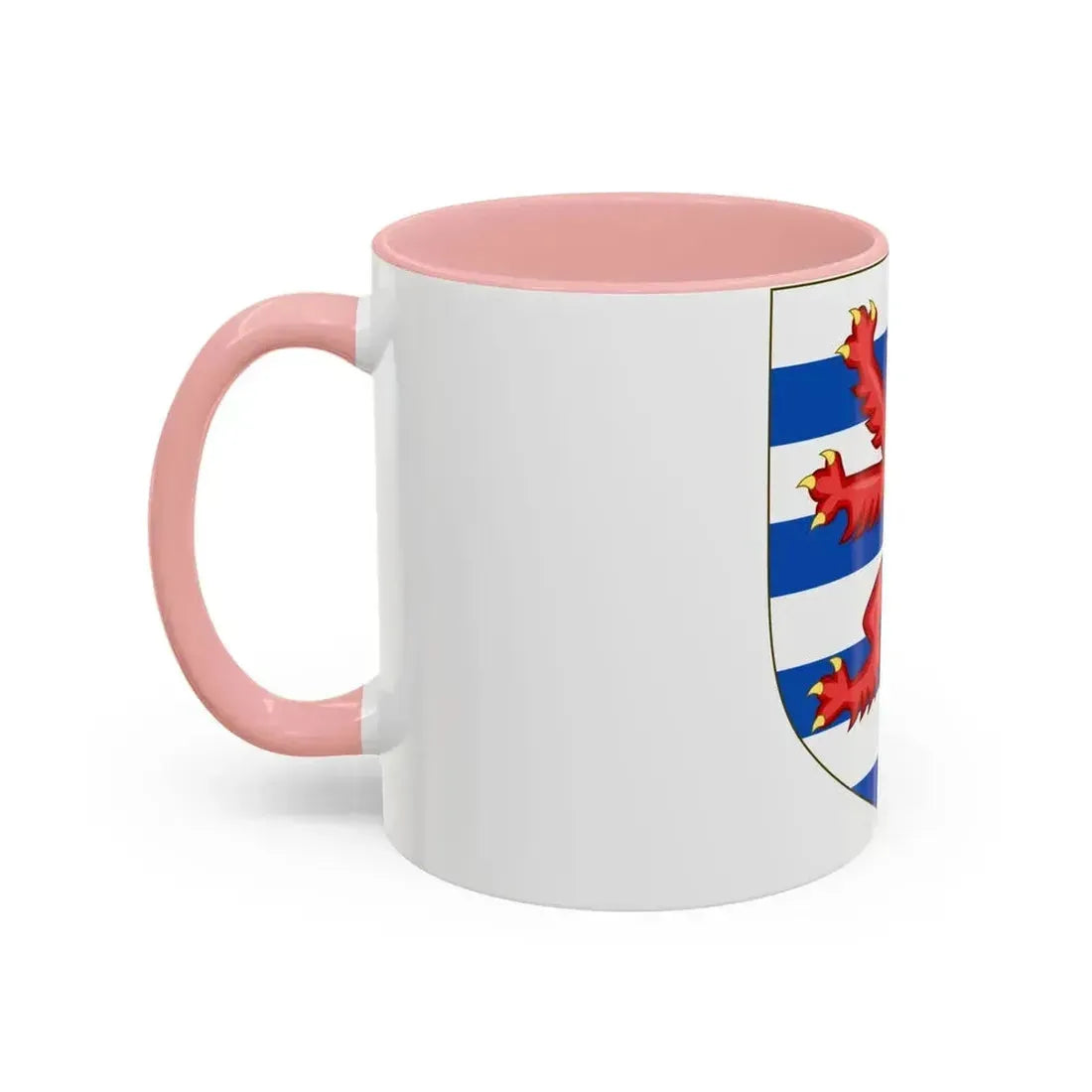 Coat of Arms of the House of Lusignan (Kings of Cyprus) - Accent Coffee Mug - Go Mug Yourself