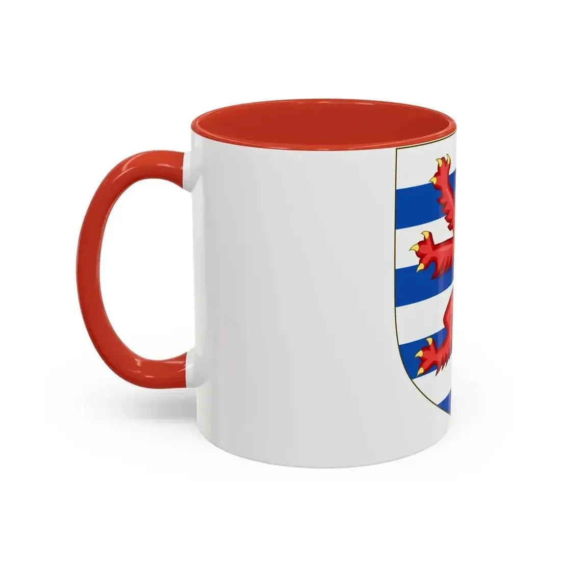 Coat of Arms of the House of Lusignan (Kings of Cyprus) - Accent Coffee Mug - Go Mug Yourself