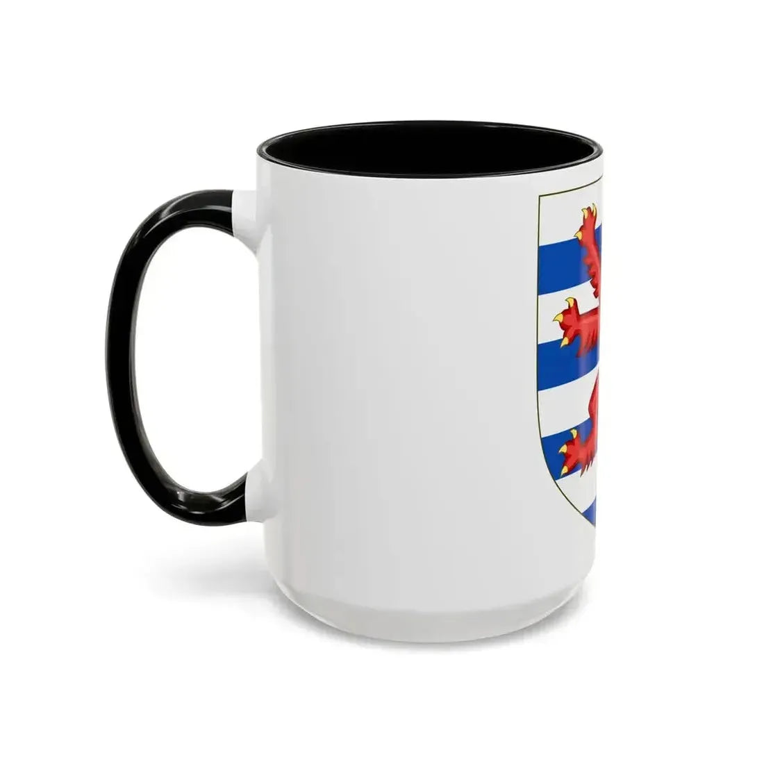 Coat of Arms of the House of Lusignan (Kings of Cyprus) - Accent Coffee Mug - Go Mug Yourself