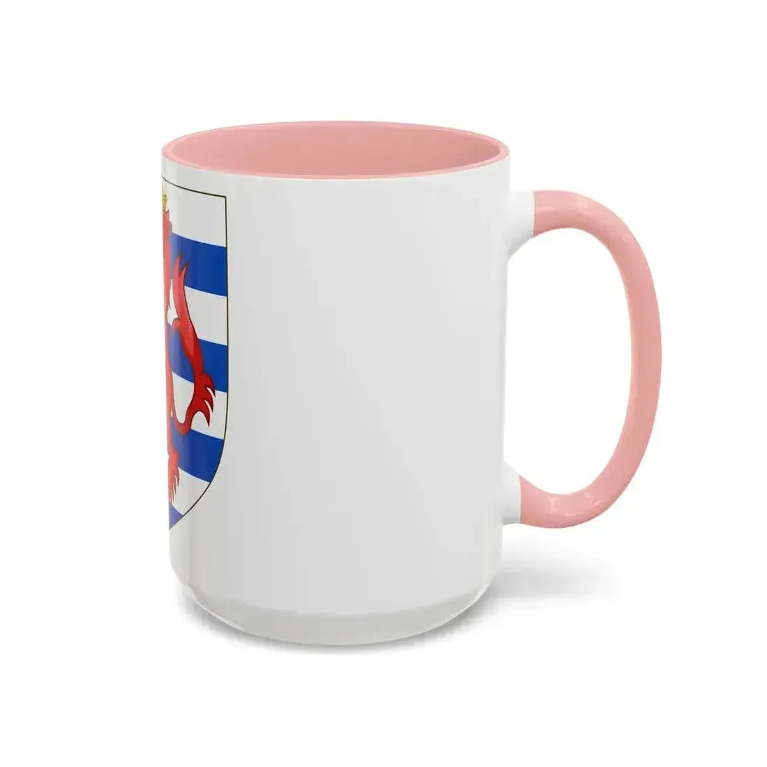 Coat of Arms of the House of Lusignan (Kings of Cyprus) - Accent Coffee Mug - Go Mug Yourself