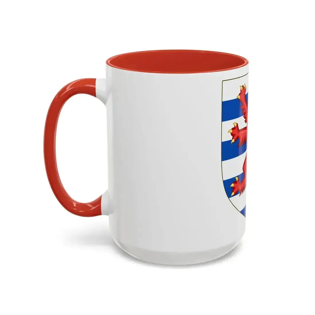 Coat of Arms of the House of Lusignan (Kings of Cyprus) - Accent Coffee Mug - Go Mug Yourself