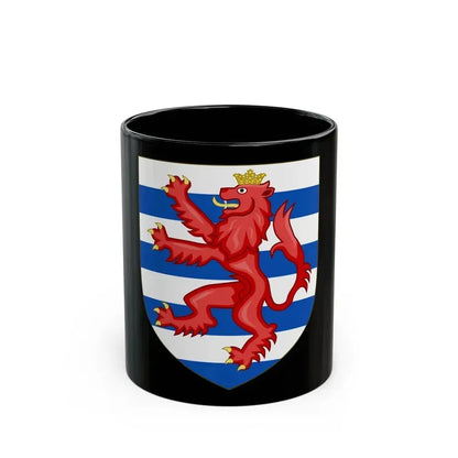 Coat of Arms of the House of Lusignan (Kings of Cyprus) - Black Coffee Mug 11oz - Go Mug Yourself