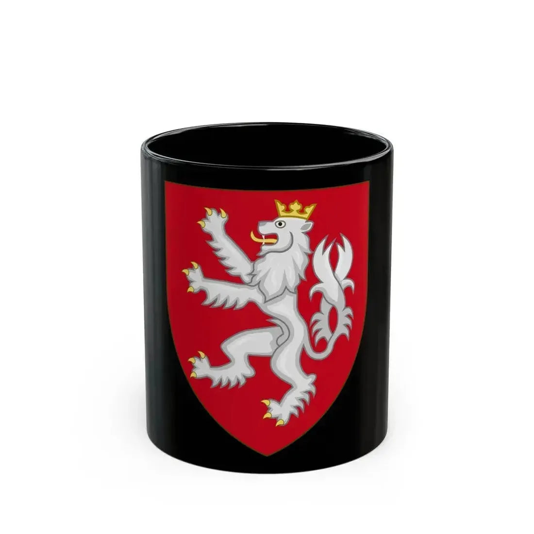 Coat of arms of the House of Luxembourg-Bohemia - Black Coffee Mug 11oz - Go Mug Yourself