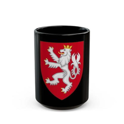 Coat of arms of the House of Luxembourg-Bohemia - Black Coffee Mug-15oz-Go Mug Yourself