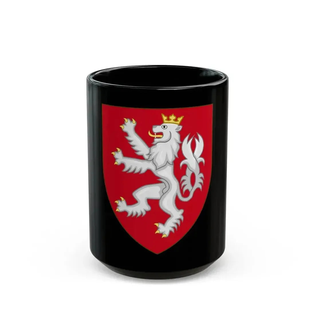 Coat of arms of the House of Luxembourg-Bohemia - Black Coffee Mug 15oz - Go Mug Yourself