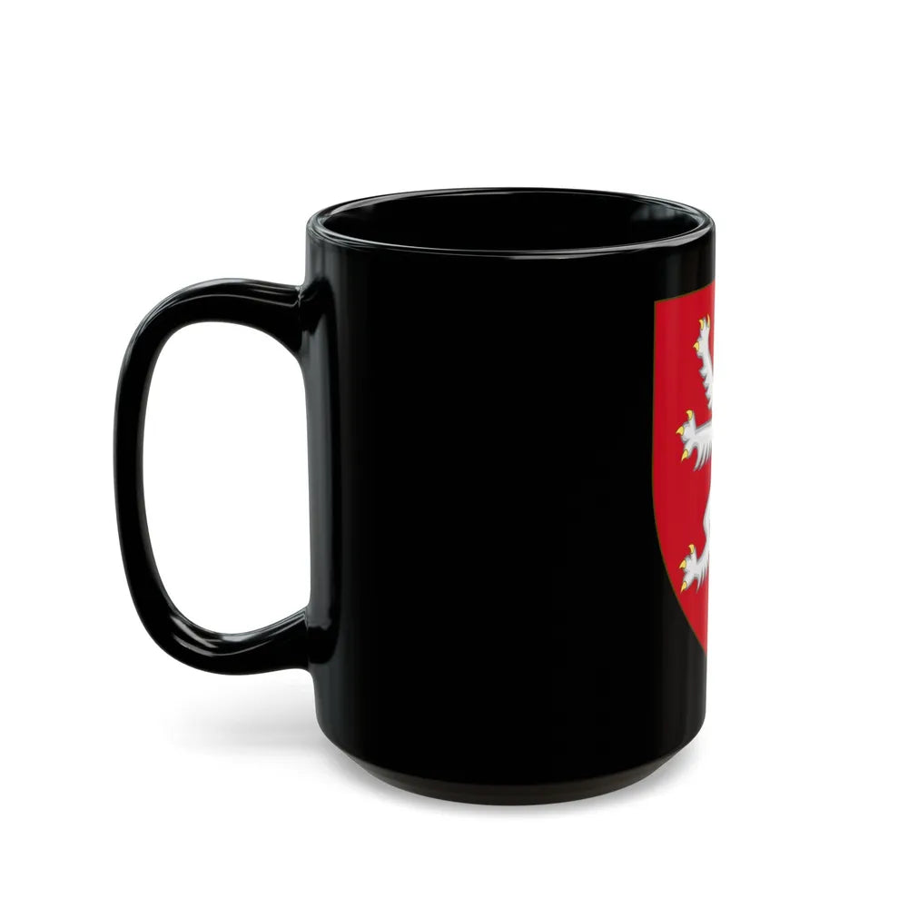 Coat of arms of the House of Luxembourg-Bohemia - Black Coffee Mug-Go Mug Yourself