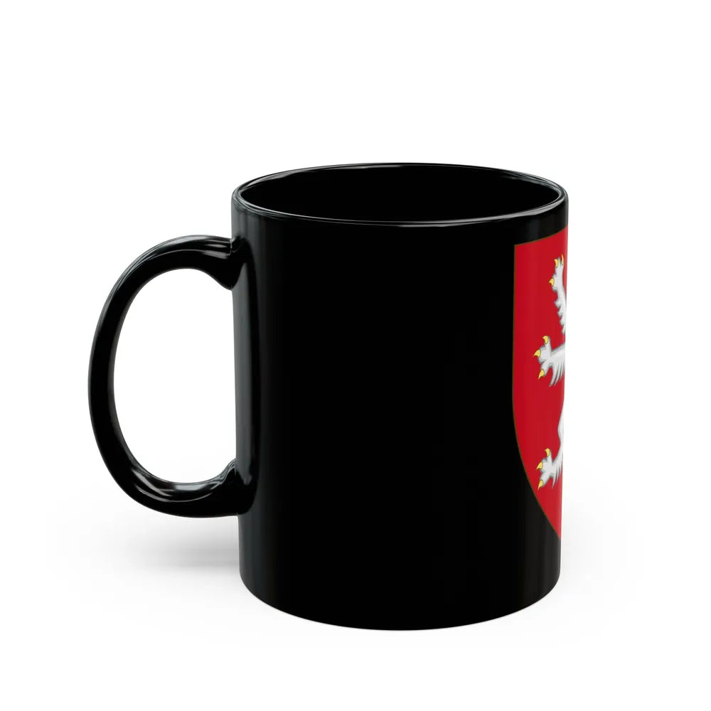 Coat of arms of the House of Luxembourg-Bohemia - Black Coffee Mug-Go Mug Yourself