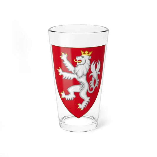 Coat of arms of the House of Luxembourg-Bohemia - Pint Glass 16oz 16oz - Go Mug Yourself