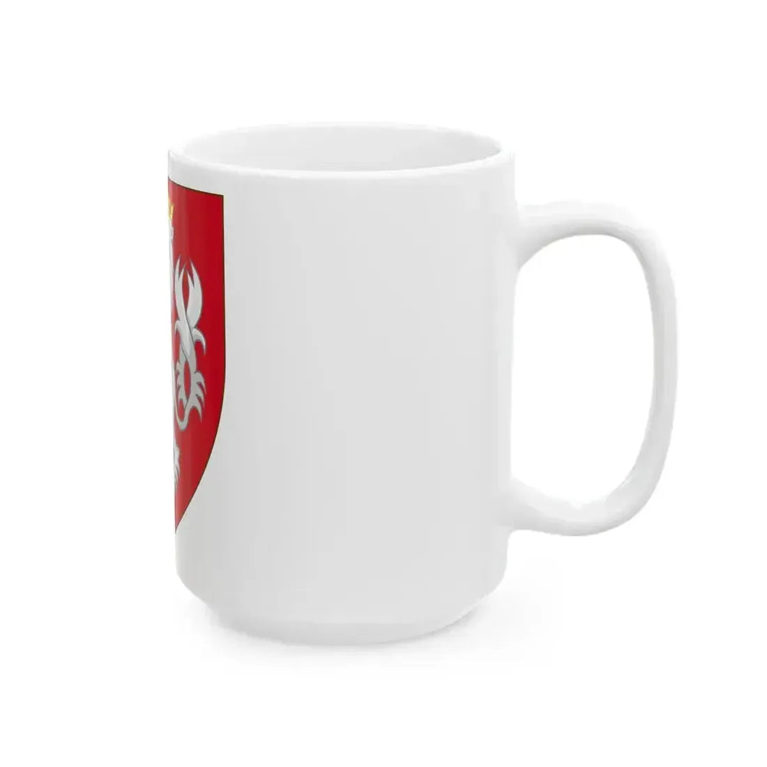 Coat of arms of the House of Luxembourg-Bohemia - White Coffee Mug - Go Mug Yourself
