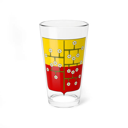 Coat of arms of the House of Malaspina Spino Fiorito 1 (Italy) (Coat of Arms) Pint Glass 16oz 16oz - Go Mug Yourself
