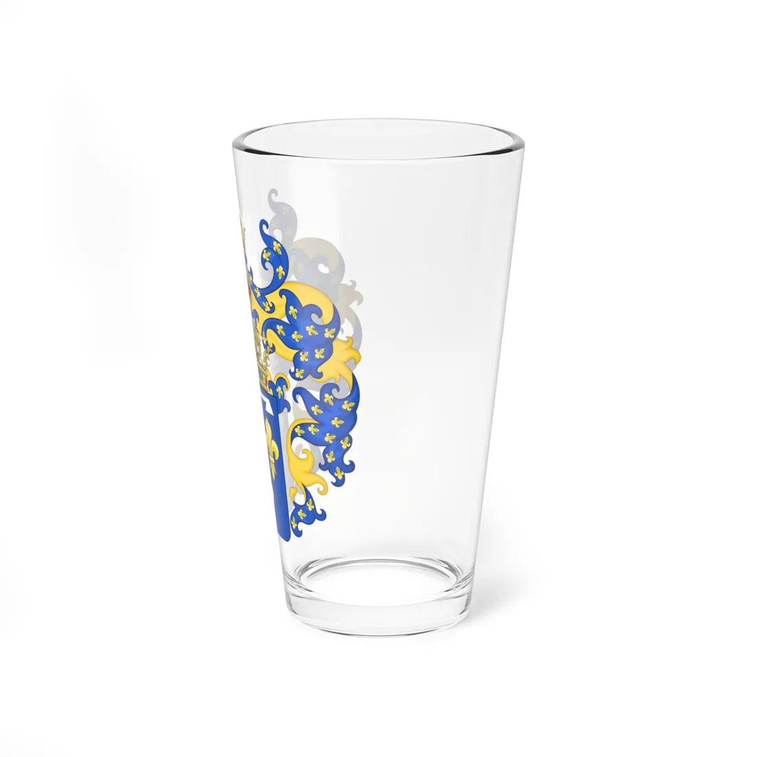 Coat of Arms of the House of Orleans-Galliera Since 1997 (Italy) (Coat of Arms) Pint Glass 16oz - Go Mug Yourself