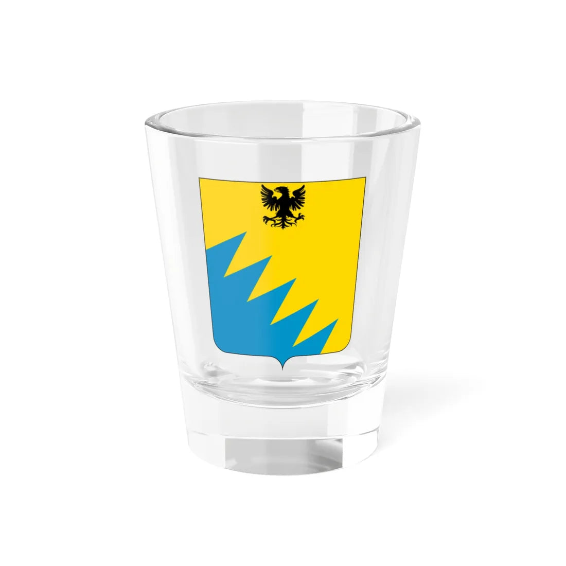 Coat of arms of the House of Petrucci (Italy) (Coat of Arms) Shot Glass 1.5oz 1.5oz - Go Mug Yourself