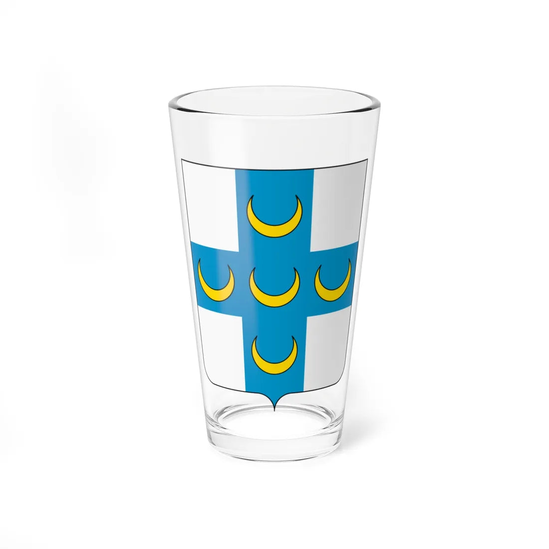 Coat of arms of the House of Piccolomini (Italy) (Coat of Arms) Pint Glass 16oz 16oz - Go Mug Yourself