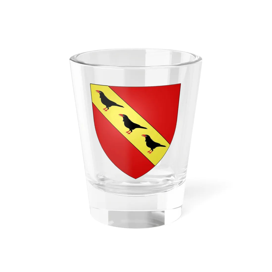 Coat of arms of the House of Polo 01 (Italy) (Coat of Arms) Shot Glass 1.5oz 1.5oz - Go Mug Yourself
