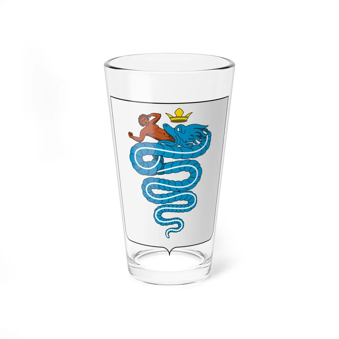 Coat of arms of the House of Visconti 1395 (Italy) (Coat of Arms) Pint Glass 16oz 16oz - Go Mug Yourself