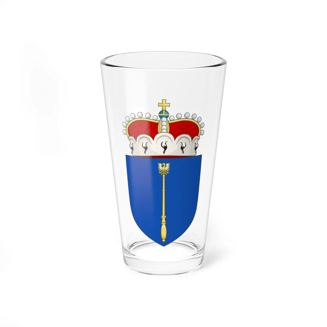 Coat of Arms of the HRE Arch-Chamberlain Ancient (Germany) (Coat of Arms) Pint Glass 16oz 16oz - Go Mug Yourself