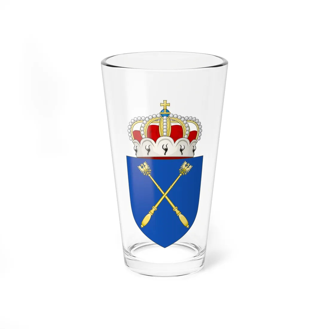 Coat of Arms of the HRE Arch-Chamberlain Modern (Germany) (Coat of Arms) Pint Glass 16oz 16oz - Go Mug Yourself