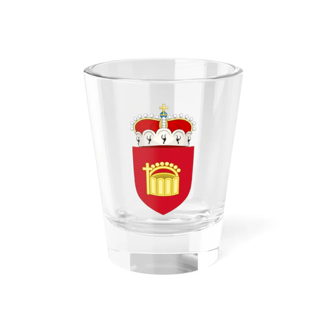 Coat of arms of the HRE Arch-Treasurer (Germany) (Coat of Arms) Shot Glass 1.5oz 1.5oz - Go Mug Yourself