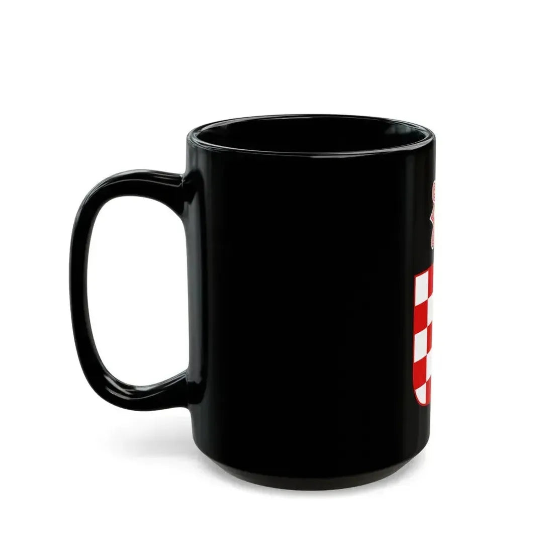 Coat of arms of the Independent State of Croatia - Black Coffee Mug - Go Mug Yourself