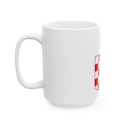 Coat of arms of the Independent State of Croatia - White Coffee Mug-Go Mug Yourself