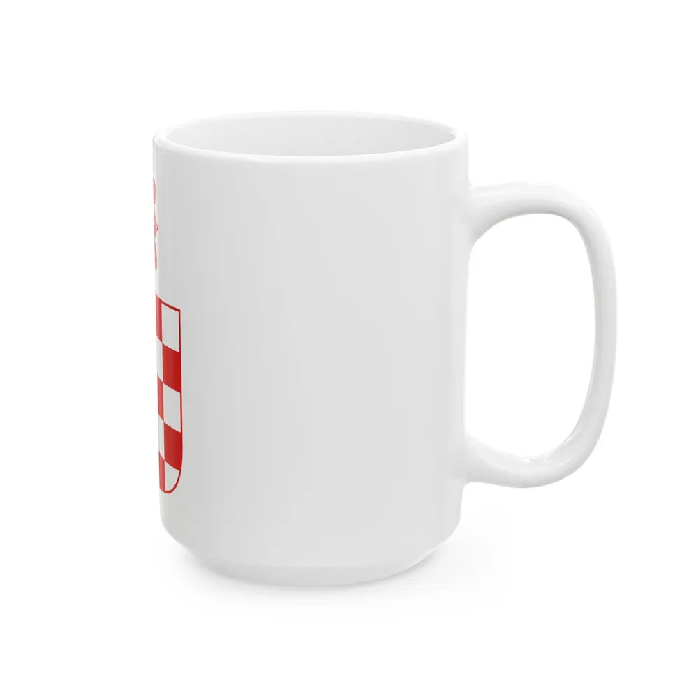 Coat of arms of the Independent State of Croatia - White Coffee Mug-Go Mug Yourself