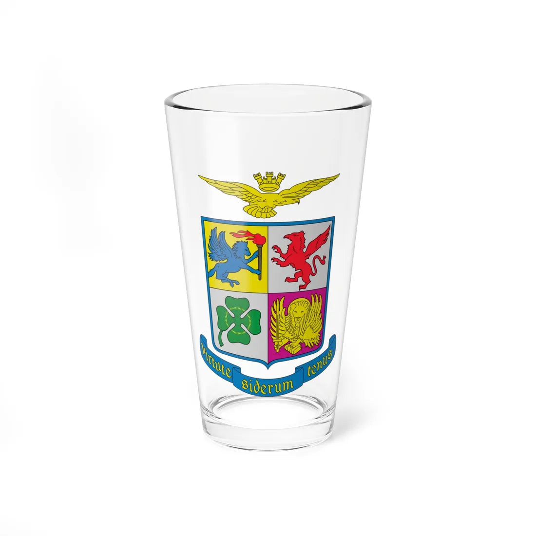 Coat of arms of the Italian Air Force (Italy) (Coat of Arms) Pint Glass 16oz 16oz - Go Mug Yourself