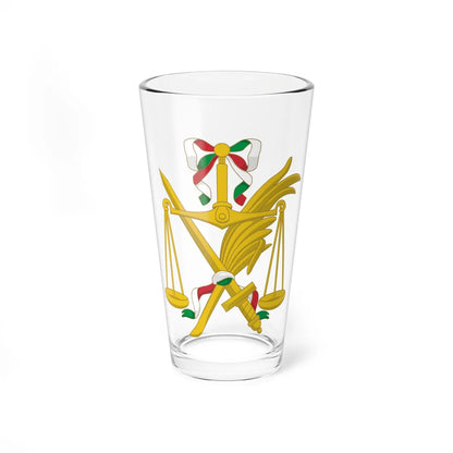 Coat of arms of the Italian Republic Napoleonic (Italy) (Coat of Arms) Pint Glass 16oz 16oz - Go Mug Yourself