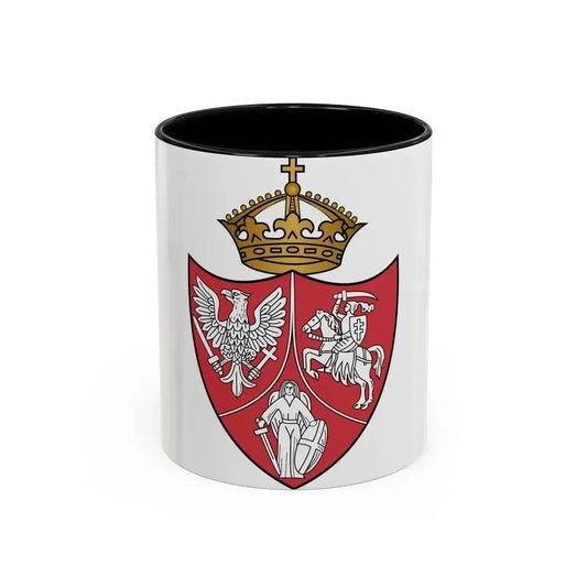 Coat of arms of the January Uprising - Accent Coffee Mug 11oz Black - Go Mug Yourself