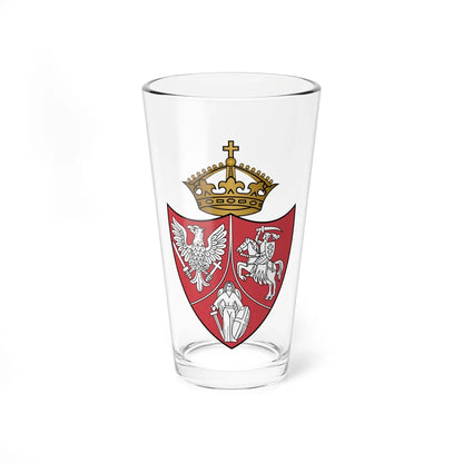 Coat of arms of the January Uprising (Belarus) (Coat of Arms) Pint Glass 16oz 16oz - Go Mug Yourself