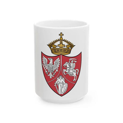 Coat of arms of the January Uprising - White Coffee Mug 15oz - Go Mug Yourself
