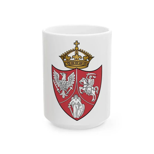 Coat of arms of the January Uprising - White Coffee Mug 15oz - Go Mug Yourself