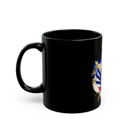 Coat of Arms of the July Monarchy (1831-48) - Black Coffee Mug-Go Mug Yourself