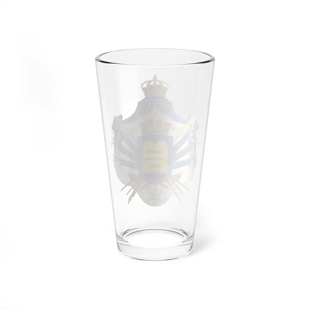 Coat of Arms of the July Monarchy (1831-48) - Pint Glass 16oz-Go Mug Yourself