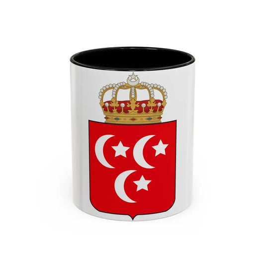 Coat of arms of the Khedive of Egypt - Accent Coffee Mug 11oz Black - Go Mug Yourself
