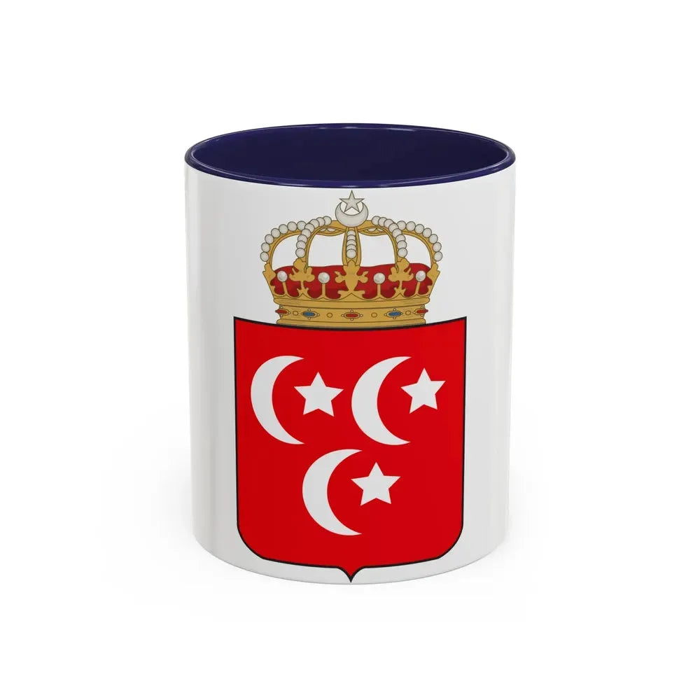 Coat of arms of the Khedive of Egypt - Accent Coffee Mug 11oz Navy - Go Mug Yourself
