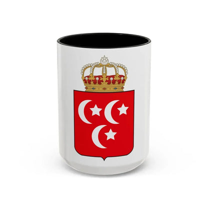 Coat of arms of the Khedive of Egypt - Accent Coffee Mug 15oz Black - Go Mug Yourself
