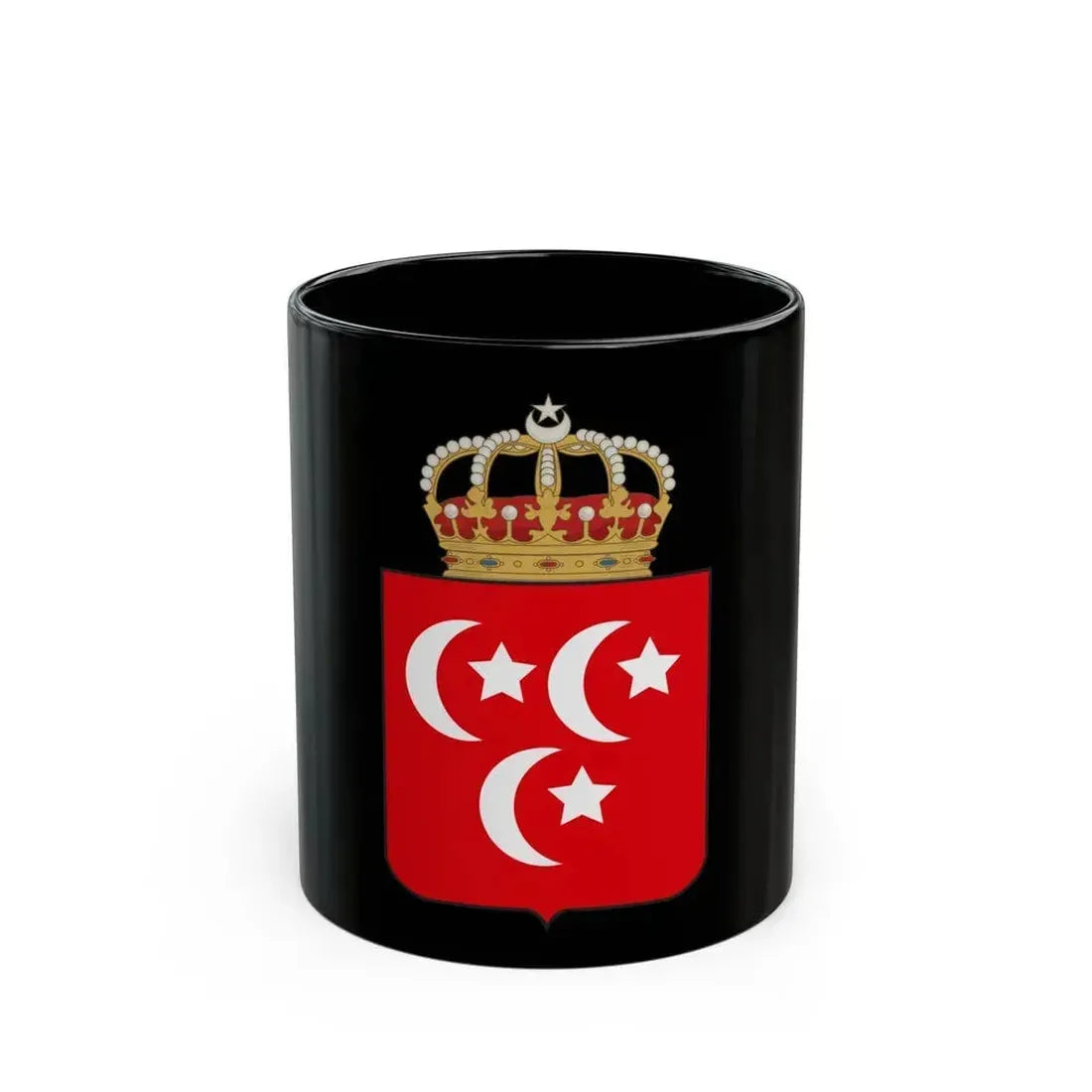 Coat of arms of the Khedive of Egypt - Black Coffee Mug 11oz - Go Mug Yourself