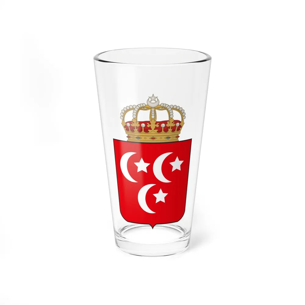 Coat of arms of the Khedive of Egypt - Pint Glass 16oz-16oz-Go Mug Yourself