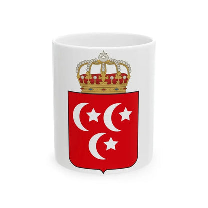 Coat of arms of the Khedive of Egypt - White Coffee Mug 11oz - Go Mug Yourself