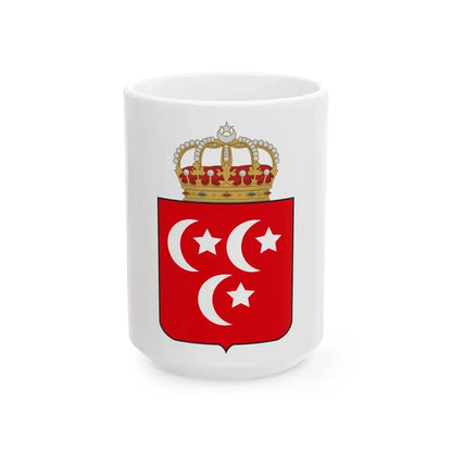Coat of arms of the Khedive of Egypt - White Coffee Mug 15oz - Go Mug Yourself