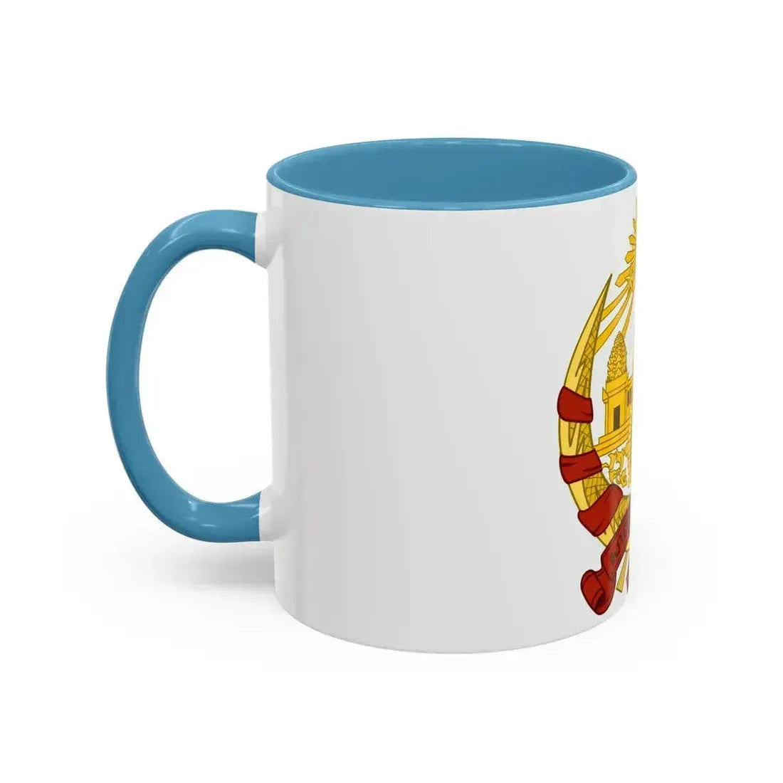 Coat of arms of the Khmer Republic - Accent Coffee Mug - Go Mug Yourself