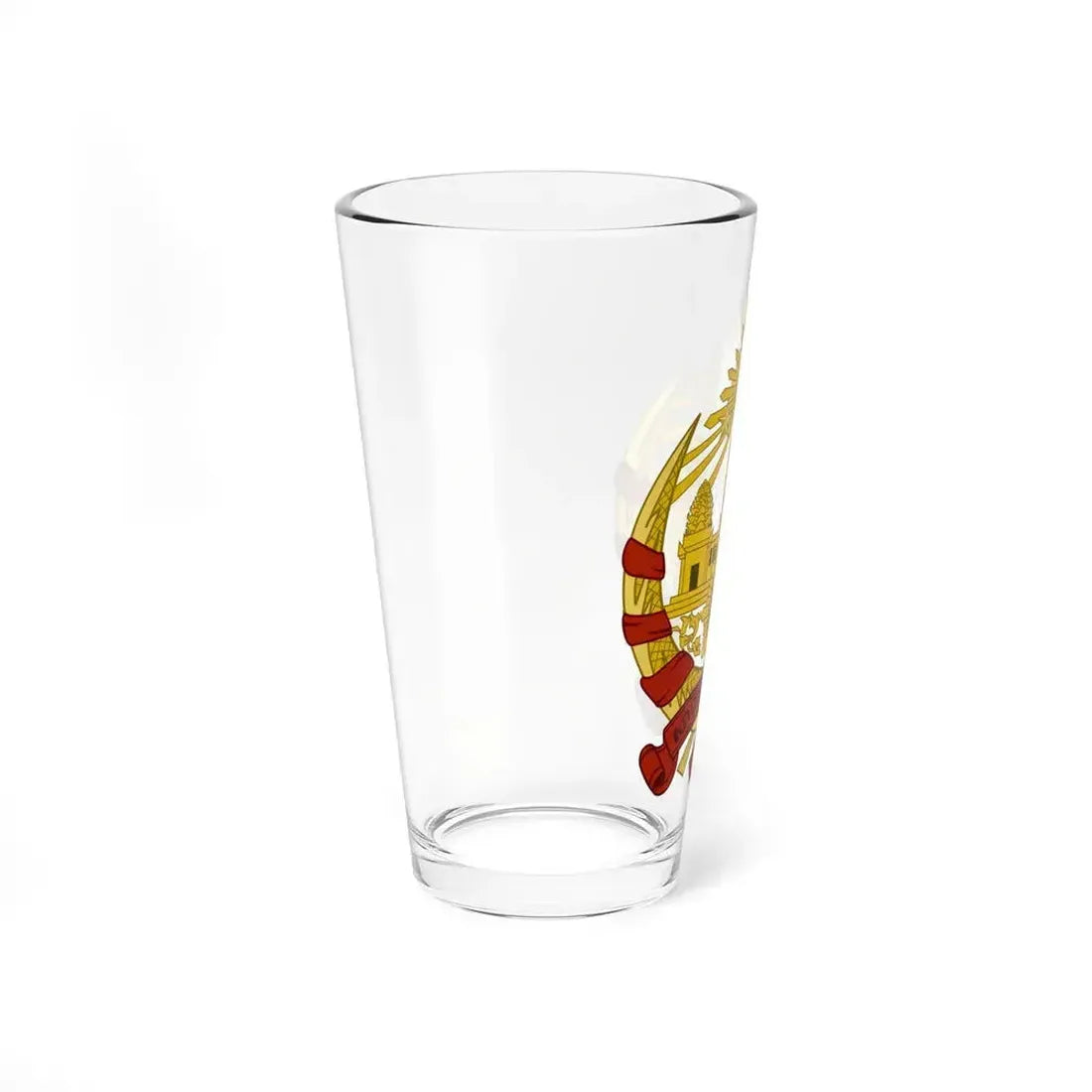 Coat of arms of the Khmer Republic - Pint Glass 16oz - Go Mug Yourself