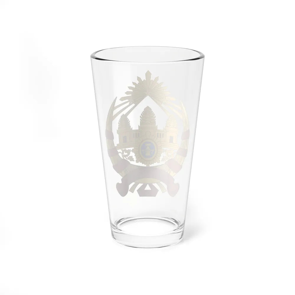 Coat of arms of the Khmer Republic - Pint Glass 16oz-Go Mug Yourself