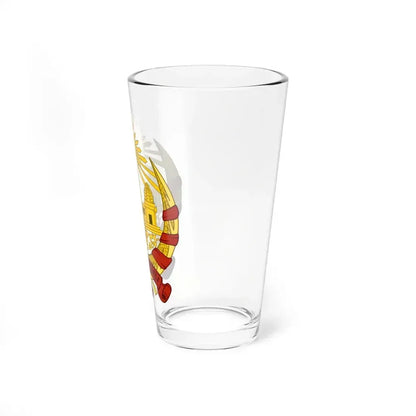 Coat of arms of the Khmer Republic - Pint Glass 16oz - Go Mug Yourself