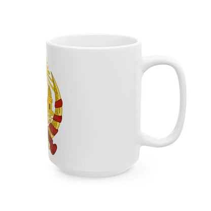 Coat of arms of the Khmer Republic - White Coffee Mug - Go Mug Yourself