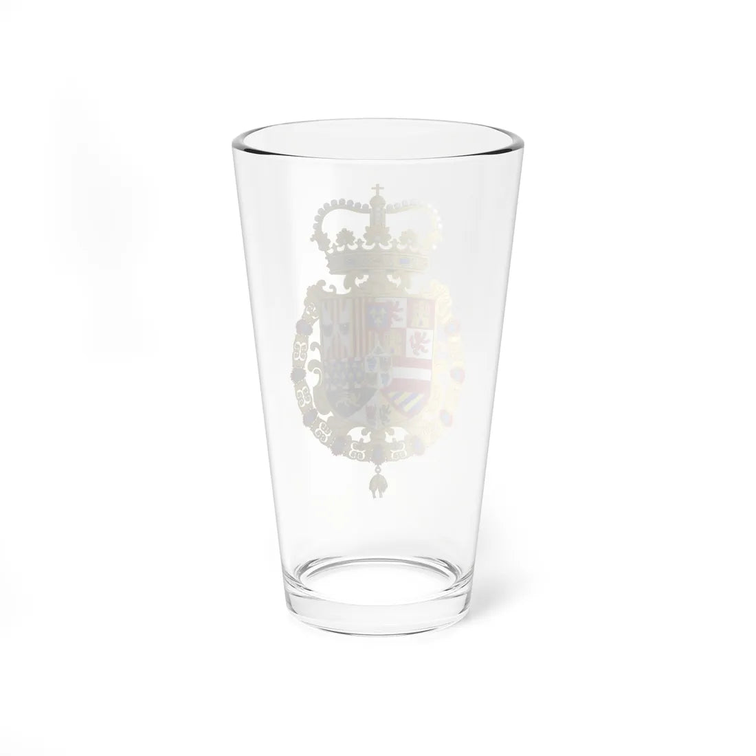 Coat of Arms of the King of Spain as Monarch of Milan 1700-1714 (Italy) (Coat of Arms) Pint Glass 16oz - Go Mug Yourself