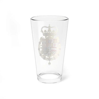 Coat of Arms of the King of Spain as Monarch of Milan 1700-1714 (Spain) (Coat of Arms) Pint Glass 16oz - Go Mug Yourself