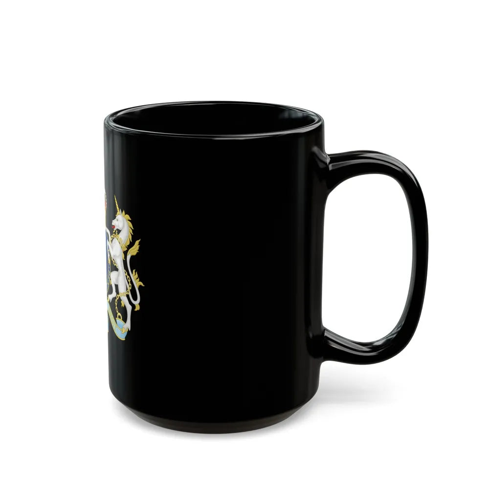 Coat of Arms of The Kingdom Ireland - Black Coffee Mug-Go Mug Yourself